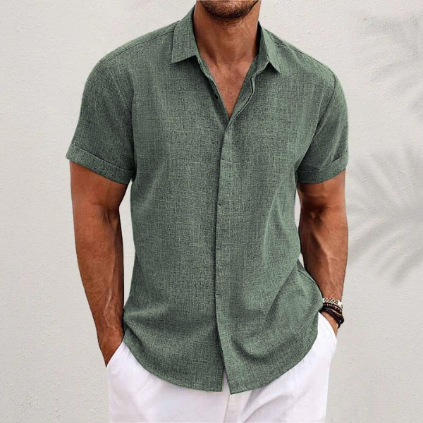Noirval™ | Chemise en Lin Classique (1+1 gratuit)